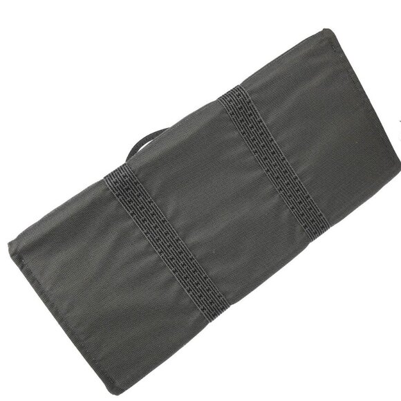 Hermes Gray Canvas Herline Tote GM Handbag 185630 - Picture 5 of 10